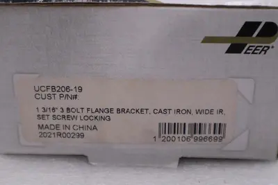 UCFB206-19 - PEER BEARING - FACTORY NEW STOCK 826D