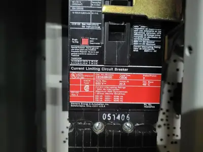 Feeder Circuit Breaker MCC Bucket 20A