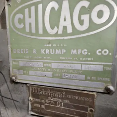 USED CHICAGO DREIS & KRUMP 410-P SP