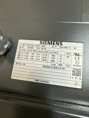 NEW Siemens 1ph7105-2jf00-0bb3