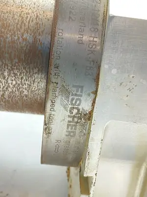 USED FISCHER SPINDLE 127992 MILL HEAD FF75 M00X225/12-12/18 HSK-F63