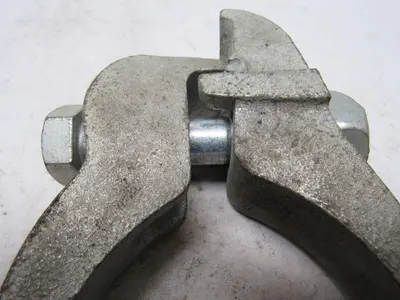 Steel City PA-4 Galvanized Beam Clamps for Mounting 4" Pipe Conduit Lot Of 3