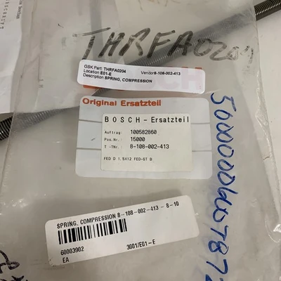 Bosch compression spring 8-108-002-413   391/4”Length Fast Shipping!