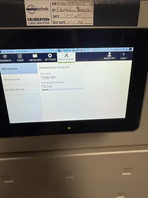 Used 2018 WEISS TECHNIK ENDURANCE ENDH1500/70 ENVIRONMENTAL CHAMBER +180C TO -70C HUMIDITY MFG 2018 Humidity Test Chambers California US | Equipment Lab #914366