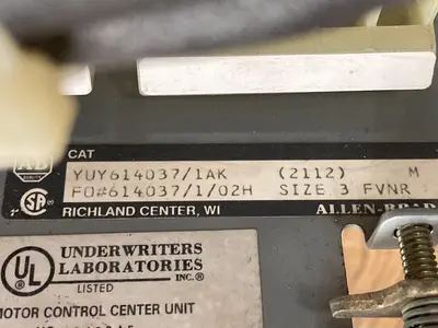 Used ALLEN-BRADLEY YUYG14037/1AK Starters | Surplus Asset Holdings #1204947