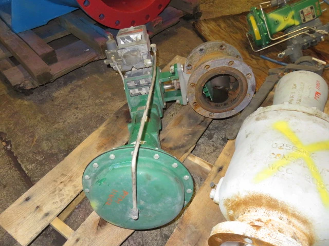 Fisher 6" V150 V-Ball Valve Air Operated , Body Material WCC