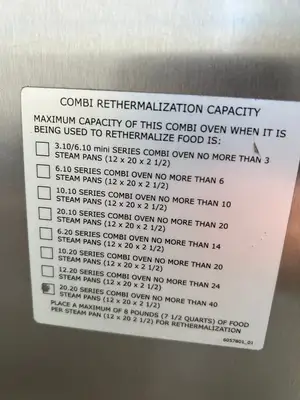 Convotherm C4ED20.20GB Gas Full Roll-In Combi Oven 327,000 BTU Refurbished Tested and Working