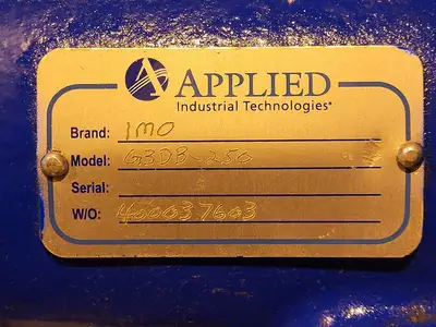 New | in-Stock IMO G3DB-250 Parts (Hydraulics and Pneumatics) British Columbia CA | Lenmark #264404