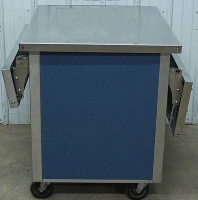 142-0873 Delfield 3’ Stainless Steel Mobile Workstation
