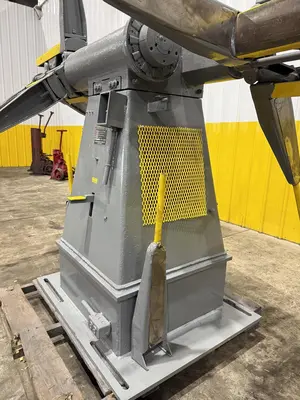 2500 LBS X 12" COOPER WEYMOUTH DOUBLE END PULL-OFF COIL REEL UNCOILER: STOCK #22619