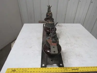 Westinghouse Large Vintage Double Throw Knife Switch Steam Punk Wall Hanger