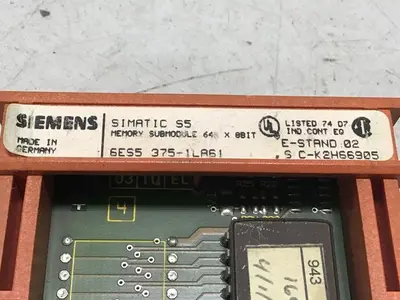 USED SIEMENS 6ES5 375-1LA61