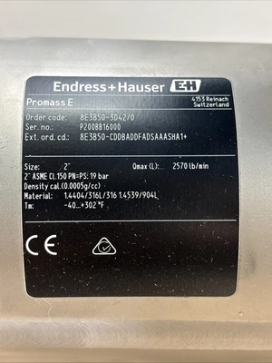 New | in-Stock Endress+Hauser 8E3B50-CDDBADDFADSAAASHA1+ Meters - Misc Indiana US | J&J Industrial Supply #1394337