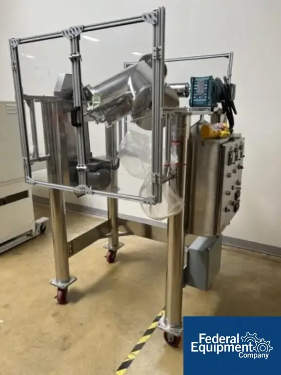USED Keith Machinery Corp 1 Cu Ft Keith Machinery V Blender, S/S