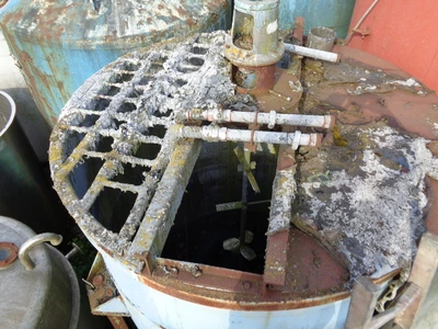 7500 L S/S Open Top Mixing Tank