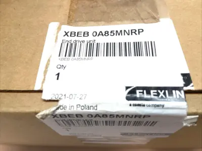 USED FLEXLINK END DRIVE UNIT W/ TORQUE ARM KIT & PLATES
