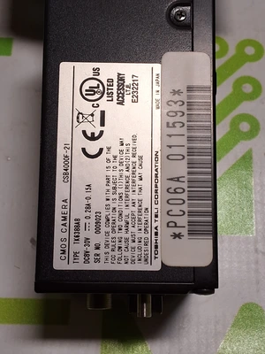 TOSHIBA TELI TK6388A8 CMOS CAMERA CSB4000F-21 WITH LENS