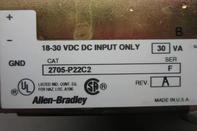 ALLEN BRADLEY 2705-P22C2 PUSHBUTTON STATION 2705P22C2