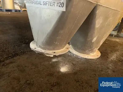 USED SWECO CS8S Sweco centrifugal Sifter, S/S