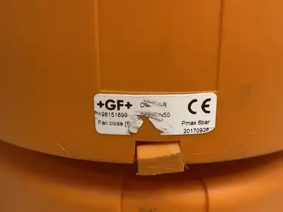 USED GEORG FISCHER DIASTAR TEN DIAPHRAGM VALVE 198151699