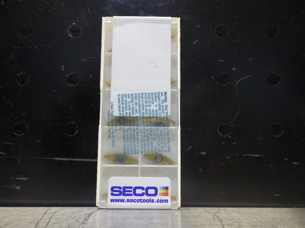 SECO Carbide Inserts QTY10 VCGX09202-D1 T400D (LOC1434A)