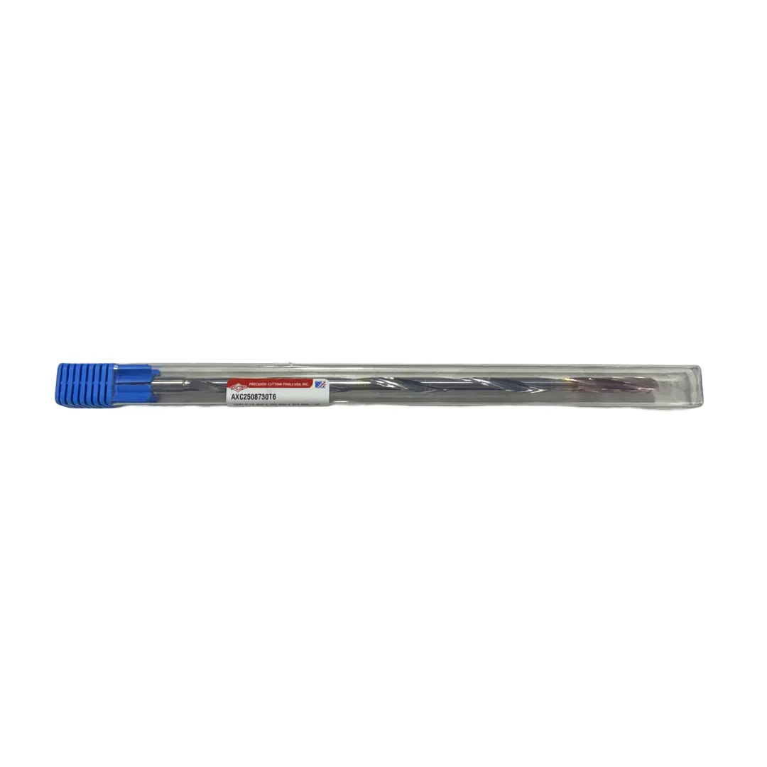 PCT 11/32" Solid Carbide Drill 25xD ZRCN Coated Coolant Thru 2FL 135 Deg Point