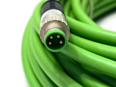 New | in-Stock Beckhoff Double-Ended Cordset, Male 4-Pin M8 15m Cable & Wire Michigan US | Maverick Industrial Sales #1502381