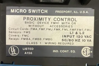 USED MICRO SWITCH FMF111-AV