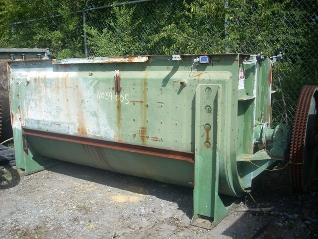 Used ribbon blender approximately 100 cuft carbon steel jacketed
