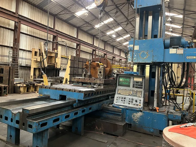 Used 1995 GIDDINGS & LEWIS 70-H5-T Horizontal Table Type Boring Mills Texas US | Sunwest Trading Group #230245