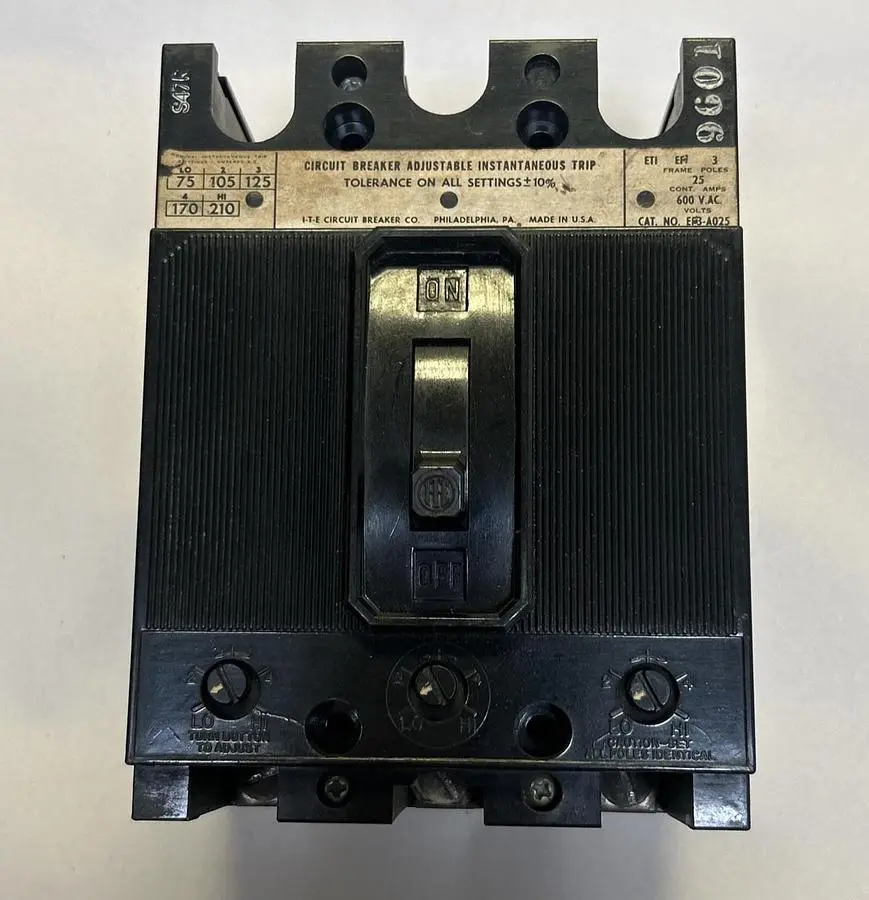 Used ITE EF3-A025 Miscellaneous Equipment (Electrical & Power) | Surplus Asset Holdings #1190354