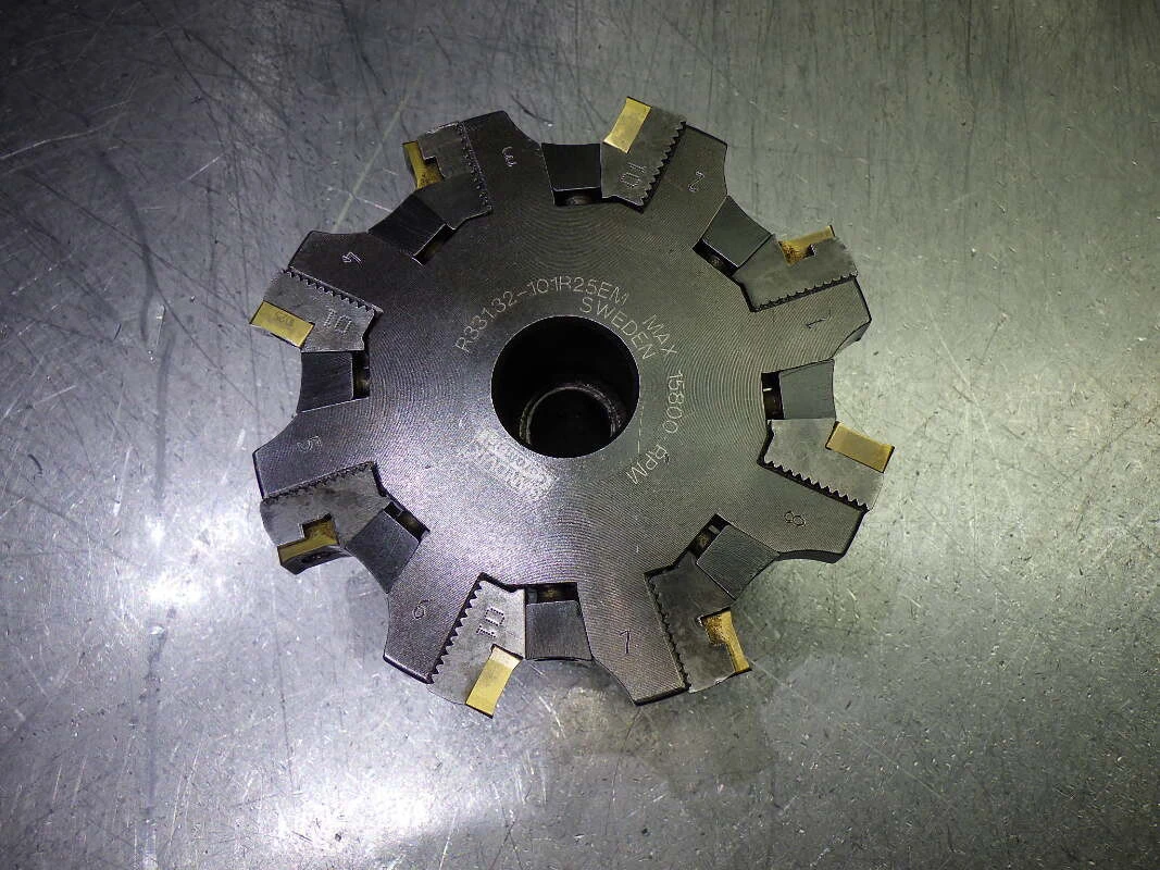 Sandvik 4" (.3937") Indexable Slot Mill 1" Arbor R331.32-101R25EM (LOC3644)