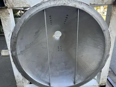 Hopper, 7.5 CF, S/St, 46" Diameter X 46" Deep #S744846