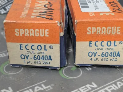 Lot of 3 Sprague OV-6040A Motorstart Capacitors 520P405X9660A43P4X New NIB