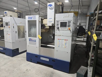 2021 Milltronic RW15 Vertical Machining Center w/ 16-Slot ATC (Bad Computer, Sold For Parts)