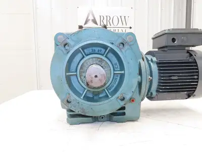 Sew SF72DT90L4 Worm Gearbox 114:1 Reducer 15RPM 2Hp 230/460V 3Ph 1-3/4" Shaft
