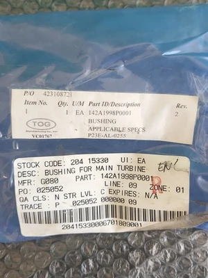 NEW TOG Manufacturing 142A1998P0001