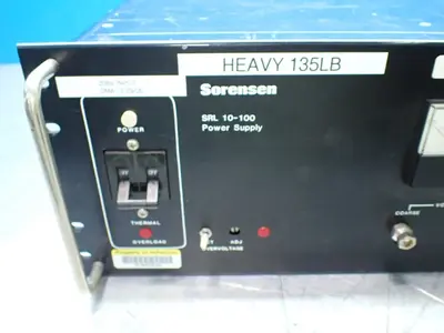 Used SORENSEN SRL10100 DC Power Supplies Ohio US | HGR 24 #941830