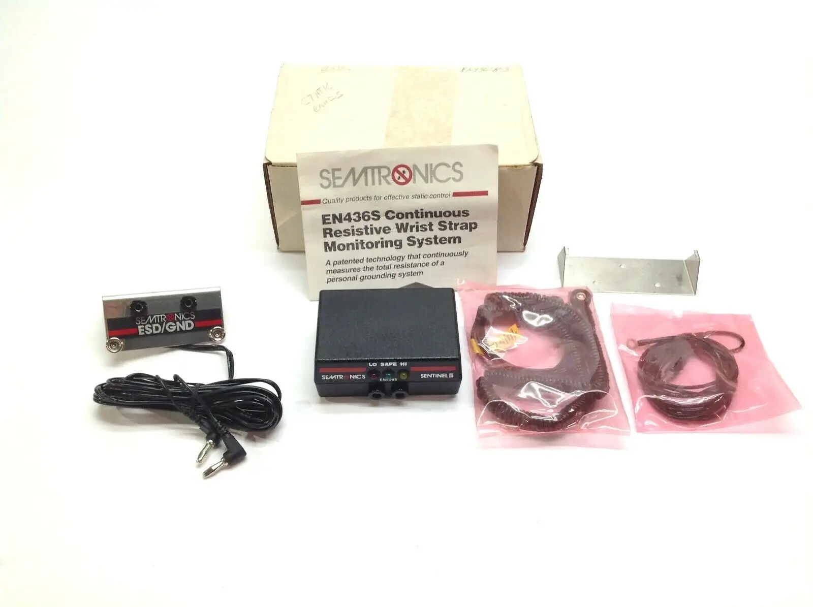 USED SEMTRONICS SENTINEL II RESISTIVE WRIST STRAP MONITORING SYSTE