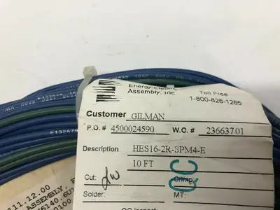 HES16-2R-SPM4-E | Gilman  10 FT ABB Robot Control Cable, Female L.X6140.111.12.00 - New Other