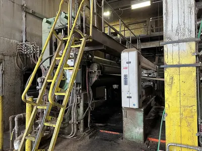 110" (2.8M) VOITH FOURDRINIER PAPER MACHINE (LBM) MFG 2001 LINERBOARD / TUBE & CORE – TANDEM NIPCOFLEX SHOE PRESSES - 72"(1.8M) DIAMETER DRYERS