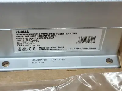 New | in-Stock 2016 VAISALA PTU301 Misc Electrical & Power Parts British Columbia CA | Lenmark #1439804
