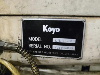 Koyo KL-600 Rough Surface Grinding Machine