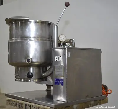 Used GROEN TDH-40 Stainless Steel Tanks Illinois US | Aaron Equipment #85149