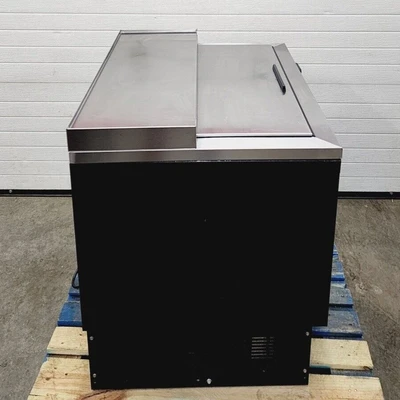 167-0163 Beverage Air SF34HC-B Self-Contained Bottle Cooler w/ Shallow Well