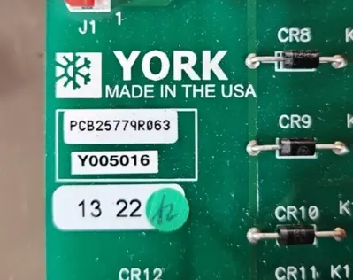 YORK - 371-04179-331 - Hinged Control Panel Plate Loc3F