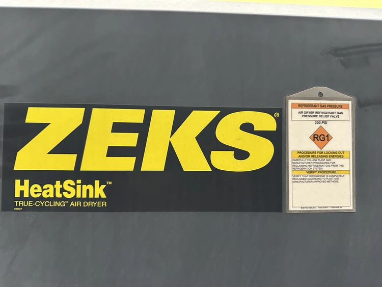 Used ZEKS 800HSFA Refrigerated Air Compressor Dryers Alabama US | Transamerican Equipment Company #703172