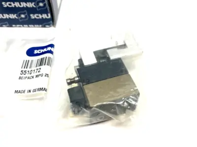 USED SCHUNK 2-FINGER PARALLEL FOR SMALL COMPONENTS MGP 25, 3MM STROKE PER JAW