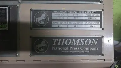 1986 SAROGLIA FUB Die Cutter with Foil