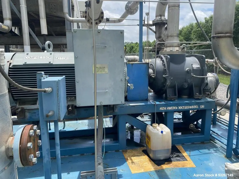 Used Howden WRVH20416526 Rotary Screw Compressor Package – 400 HP Industrial Gas Compressor